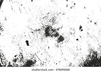 Distressed overlay texture of rusted peeled metal. grunge background. abstract halftone vector illustration
