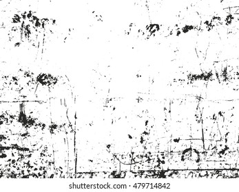 Distressed overlay texture of rusted peeled metal. grunge background. abstract halftone vector illustration
