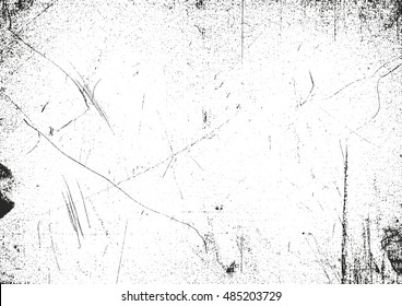 Distressed overlay texture of rusted peeled metal. grunge background. abstract halftone vector illustration