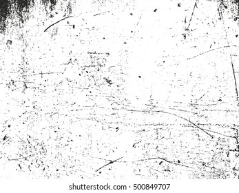 Distressed overlay texture of rusted peeled metal. grunge background. abstract halftone vector illustration