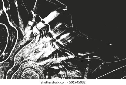 Distressed overlay texture of rusted peeled metal. grunge background. abstract halftone vector illustration