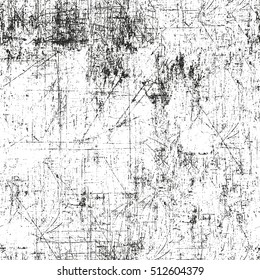 Distressed overlay texture of rusted peeled metal. grunge background. abstract halftone vector illustration