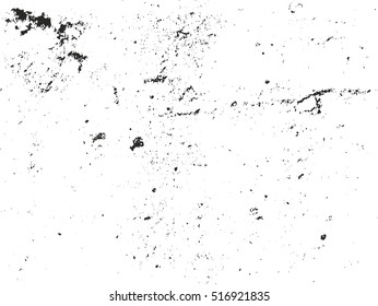 Distressed overlay texture of rusted peeled metal. grunge background. abstract halftone vector illustration