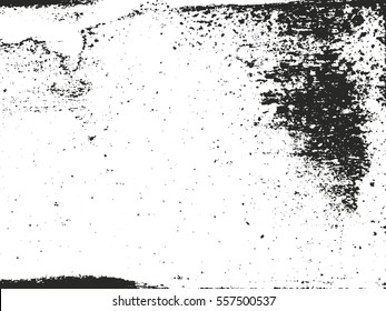 Distressed overlay texture of rusted peeled metal. grunge background. abstract halftone vector illustration