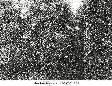 Distressed overlay texture of rusted peeled metal. grunge background. abstract halftone vector illustration