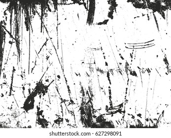 Distressed overlay texture of rusted peeled metal. grunge background. abstract halftone vector illustration