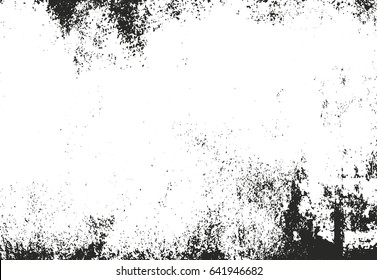 Distressed overlay texture of rusted peeled metal. grunge background. abstract halftone vector illustration