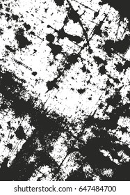 Distressed overlay texture of rusted peeled metal. grunge background. abstract halftone vector illustration