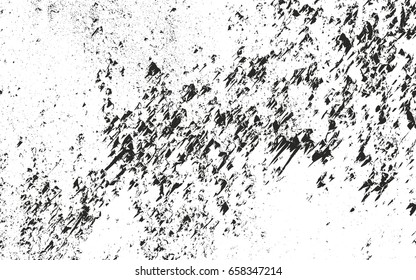 Distressed overlay texture of rusted peeled metal. grunge background. abstract halftone vector illustration