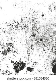 Distressed overlay texture of rusted peeled metal. grunge background. abstract halftone vector illustration
