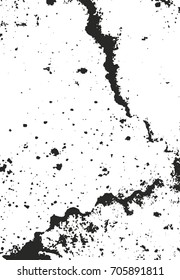 Distressed overlay texture of rusted peeled metal. grunge background. abstract halftone vector illustration