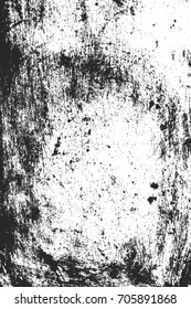 Distressed overlay texture of rusted peeled metal. grunge background. abstract halftone vector illustration