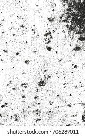 Distressed overlay texture of rusted peeled metal. grunge background. abstract halftone vector illustration