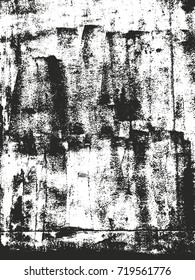 Distressed overlay texture of rusted peeled metal. grunge background. abstract halftone vector illustration