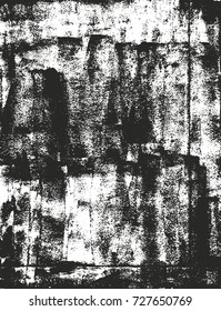 Distressed overlay texture of rusted peeled metal. grunge background. abstract halftone vector illustration