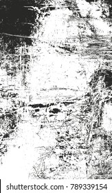 Distressed overlay texture of rusted peeled metal. grunge background. abstract halftone vector illustration