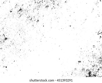 Distressed overlay texture of rusty peeled metal, cracked concrete, stone and asphalt. grunge background. abstract halftone vector illustration