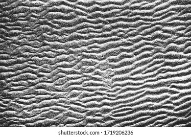 Distressed overlay texture of sand waves on the ground, desert. grunge background. abstract halftone vector illustration