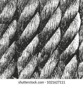 Distressed overlay texture of weaving fabric. grunge background. abstract halftone vector illustration