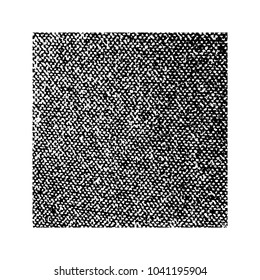Distressed overlay texture of weaving fabric. grunge background. abstract halftone vector illustration