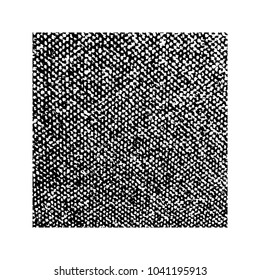 Distressed overlay texture of weaving fabric. grunge background. abstract halftone vector illustration