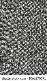Distressed overlay texture of weaving fabric. grunge background. abstract halftone vector illustration