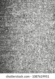 Distressed overlay texture of weaving fabric. grunge background. abstract halftone vector illustration