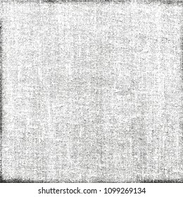 Distressed overlay texture of weaving fabric. grunge background. abstract halftone vector illustration