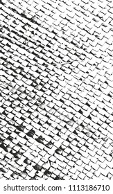 Distressed overlay texture of weaving fabric. grunge background. abstract halftone vector illustration