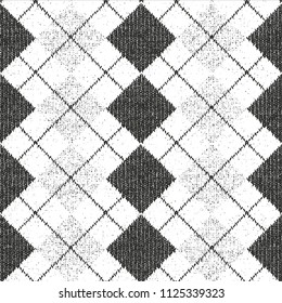 Distressed overlay texture of weaving fabric. grunge background. abstract halftone vector illustration