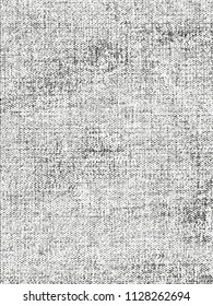 Distressed overlay texture of weaving fabric. grunge background. abstract halftone vector illustration