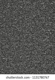Distressed overlay texture of weaving fabric. grunge background. abstract halftone vector illustration