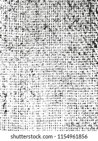 Distressed overlay texture of weaving fabric. grunge background. abstract halftone vector illustration