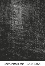 Distressed overlay texture of weaving fabric. grunge background. abstract halftone vector illustration