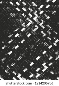 Distressed overlay texture of weaving fabric. grunge background. abstract halftone vector illustration