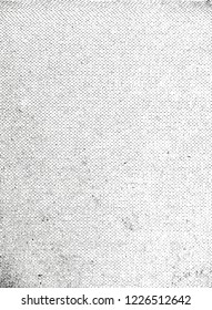 Distressed overlay texture of weaving fabric. grunge background. abstract halftone vector illustration