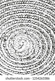 Distressed overlay texture of weaving fabric. grunge background. abstract halftone vector illustration