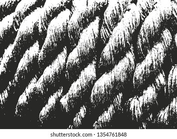 Distressed overlay texture of weaving fabric. grunge background. abstract halftone vector illustration