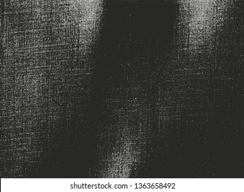 Distressed overlay texture of weaving fabric. grunge background. abstract halftone vector illustration