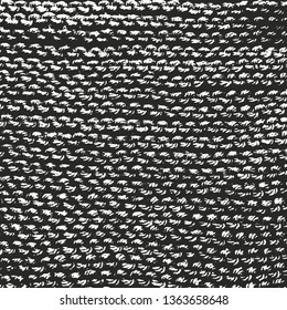 Distressed overlay texture of weaving fabric. grunge background. abstract halftone vector illustration