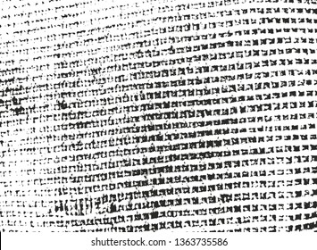 Distressed overlay texture of weaving fabric. grunge background. abstract halftone vector illustration
