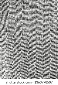 Distressed overlay texture of weaving fabric. grunge background. abstract halftone vector illustration