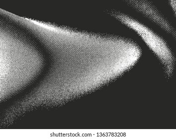 Distressed overlay texture of weaving fabric. grunge background. abstract halftone vector illustration