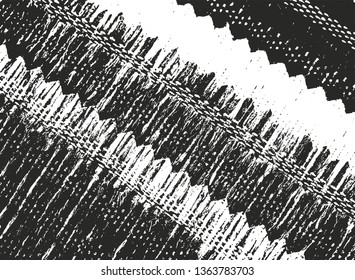 Distressed overlay texture of weaving fabric. grunge background. abstract halftone vector illustration