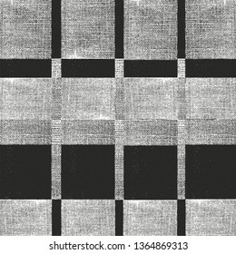 Distressed overlay texture of weaving fabric. grunge background. abstract halftone vector illustration