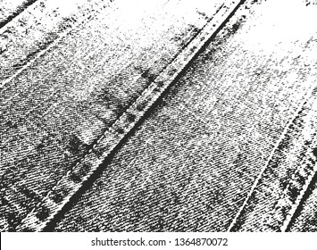 Distressed overlay texture of weaving fabric. grunge background. abstract halftone vector illustration