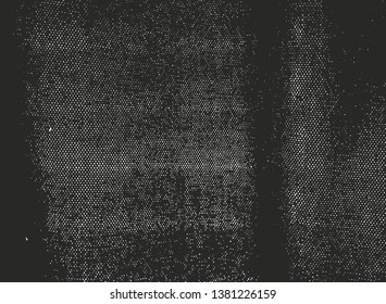 Distressed overlay texture of weaving fabric. grunge background. abstract halftone vector illustration