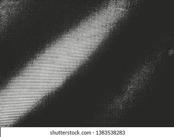 Distressed overlay texture of weaving fabric. grunge background. abstract halftone vector illustration