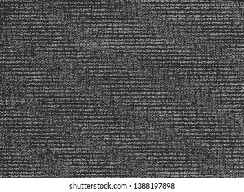 Distressed overlay texture of weaving fabric. grunge background. abstract halftone vector illustration