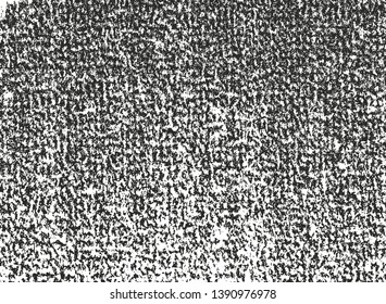 Distressed overlay texture of weaving fabric. grunge background. abstract halftone vector illustration